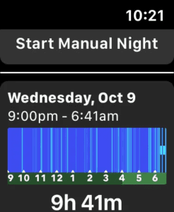 print de tela do app sleep +++