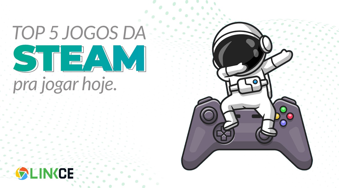 ilustração com astronauta em cima de um console de video game|imagem retirada da capa do jogo PUBG battlegrounds. Homem subindo em prédio destruído com máscara e arma nas costas com nome do jogo na frente|imagem do jogo lostark